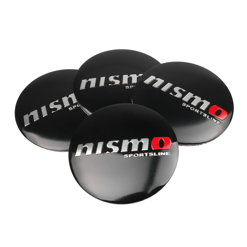 Wheel Center caps Center caps for Wheels Nismo Logo for Nissan Juke Note Leaf 4pcs 56mm and 60mm Emblem Wheel Center Hub Caps Badge Covers car Styling auto Accessories Color : H1