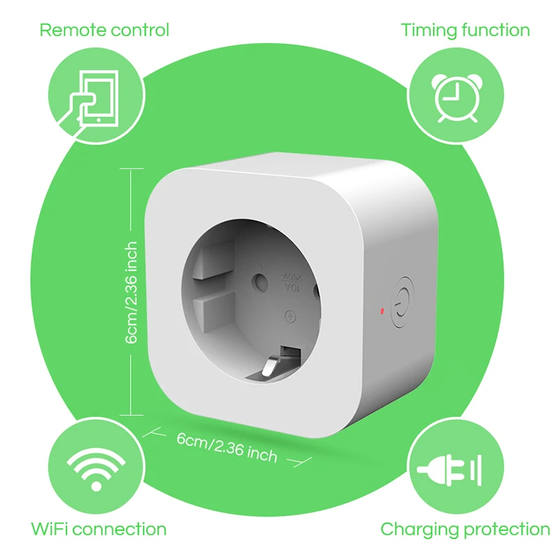 4 шт. 10a Elelight PE1004T умные розетки дистанционное управление розетка с функцией синхронизации ЕС Разъем для IOS, Android системы