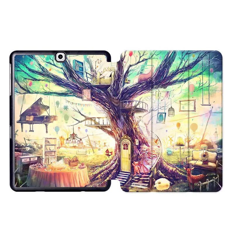 SS14 Sanmubaba чехол для Samsung Galaxy Tab S2 9,7 дюймов тонкий из искусственной кожи с откидной подставкой смарт-чехол для планшета funda T810 T813 T815 T819 - Цвет: SS14