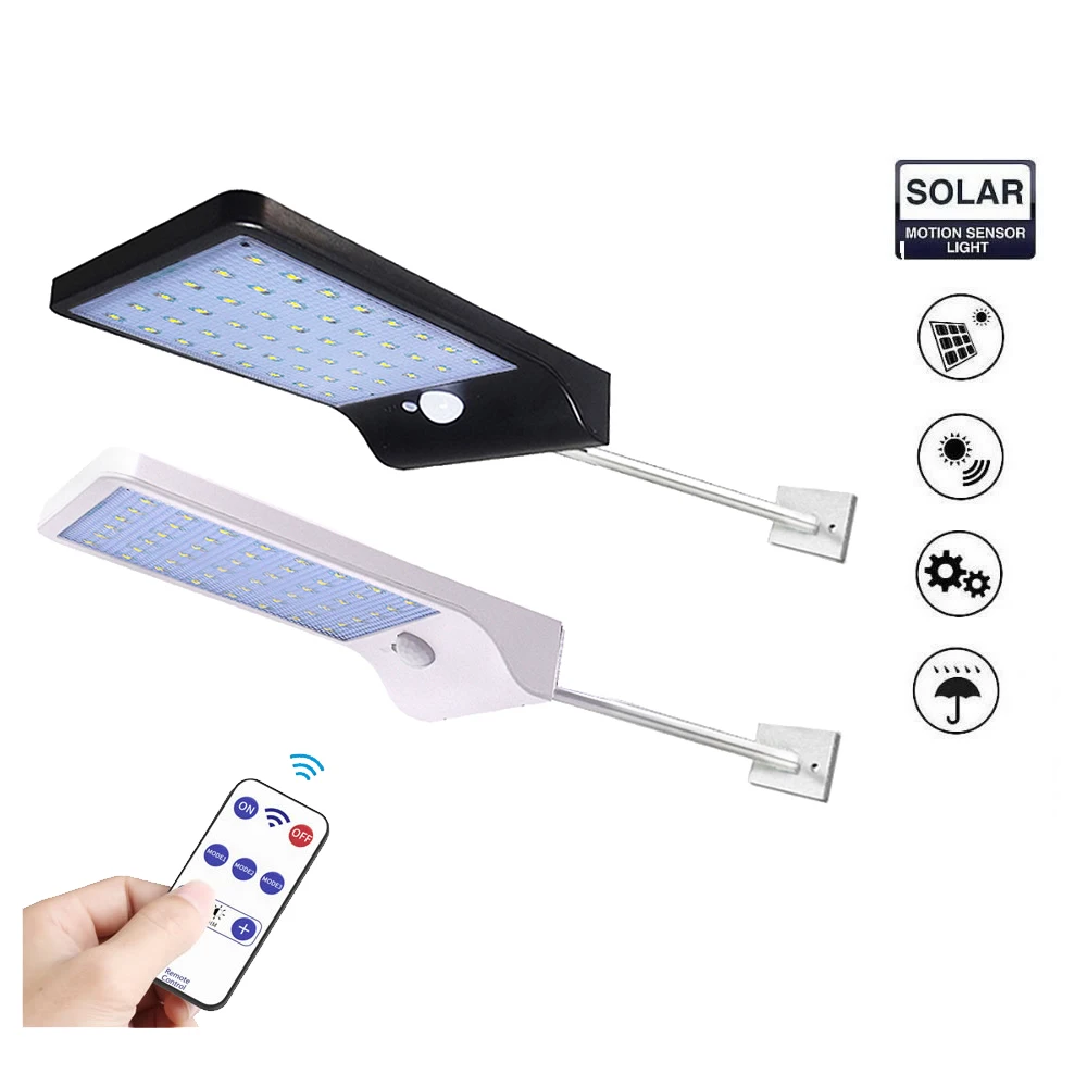 

48/36 LED Solar light PIR Motion Sensor solar lamp Outdoor Energy Saving Street Yard Path Lamp Dropshipping spotlight pole