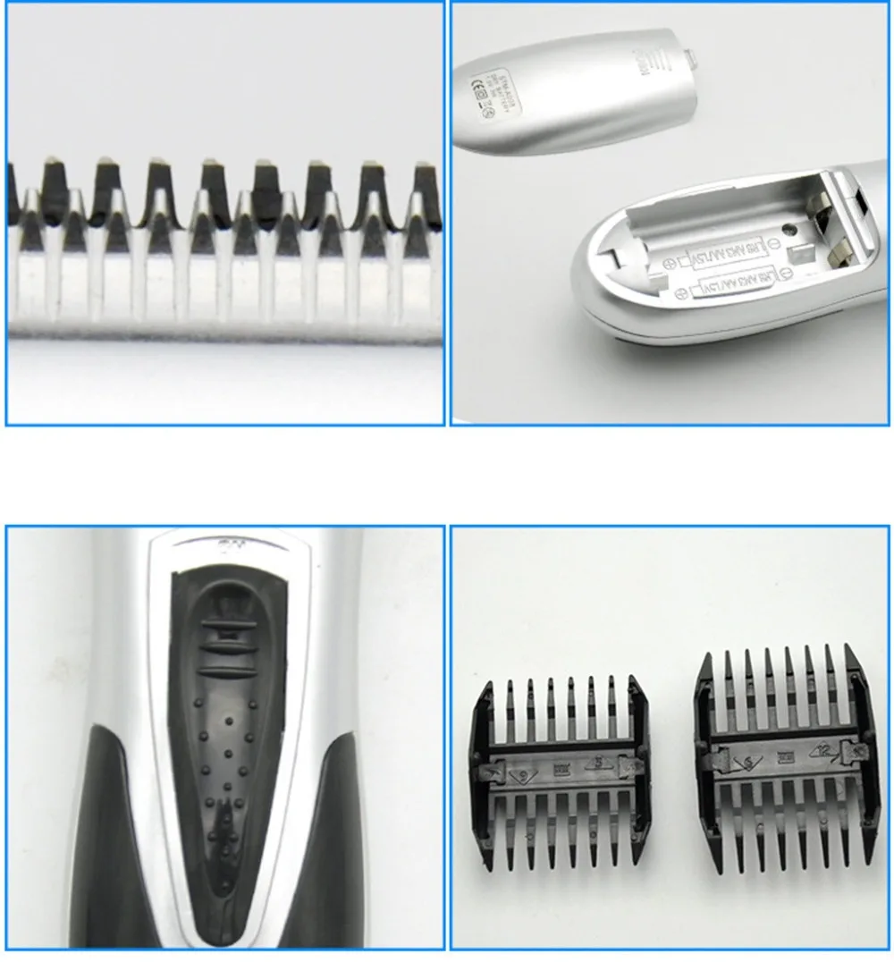 Full metal hair clipper electric hair clipper dry battery hair clipper electric clipper adult children baby  free shipping 40A6 (7)