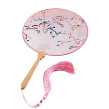 Свадебный букет двойной с двусторонней вышивкой веер невесты Свадебные аксессуары, букеты