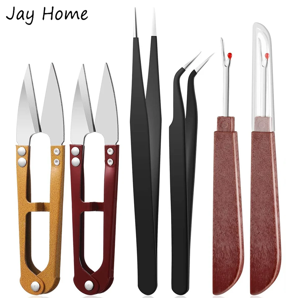 Kit 3 Taglia-Cuciture - Rimuovi Fili Con Facilità, Acciaio Inox, Manico Ergonomico - Foto 3