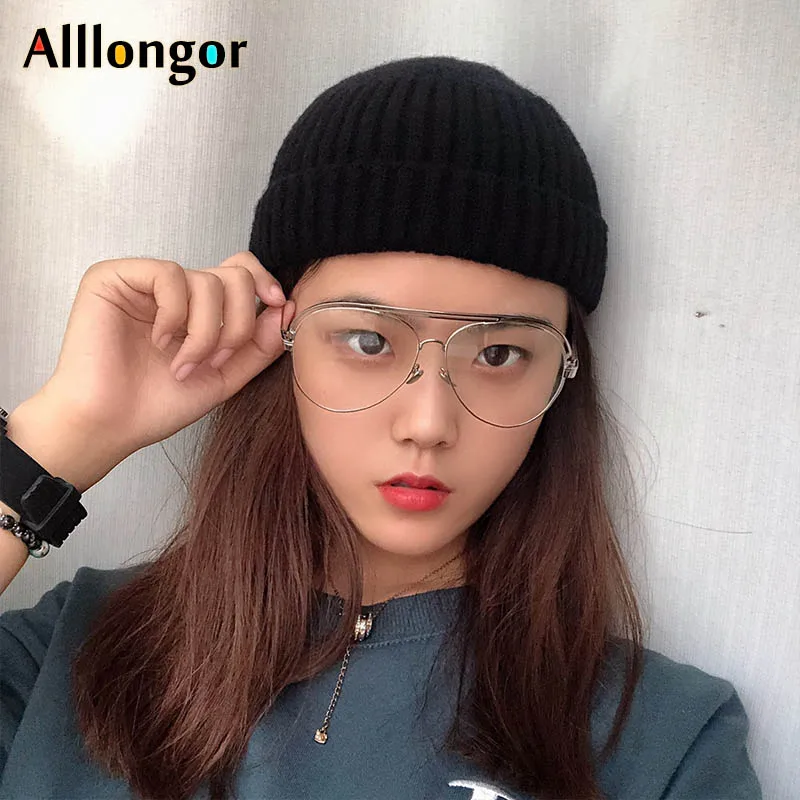 Knitted Hat Fisherman Beanie Women Men Unisex Short Cap Czapka Zimowa Bonnet Homme Hiver Beanies image 5