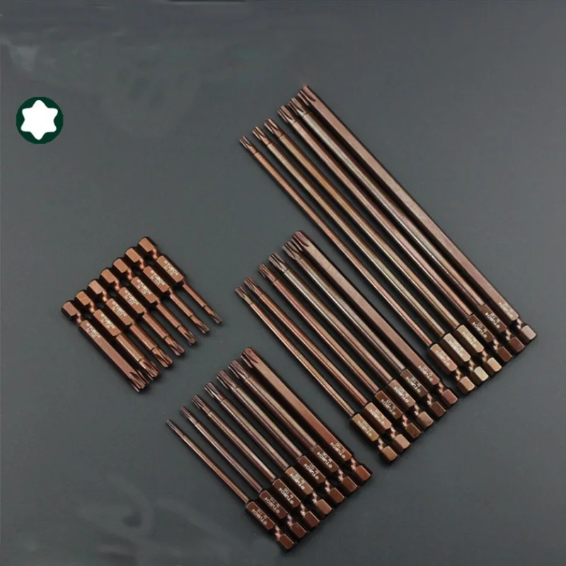 Бит для отвертки Torx ударный 1/4 дюйма T10 T15 T20 T25 T27 T30 T40 1 шт. | Инструменты