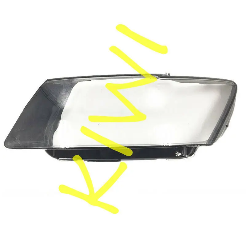 Для Audi Q5 2009 2010 2011 2012 Высокое качество левая сторона фары крышка прозрачный ПК с клеем 1 шт