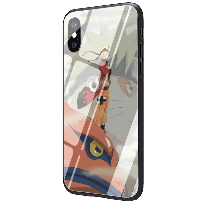 G7 Наруто Какаши закаленное стекло чехол для телефона чехол для iPhone 5 5S SE 6 6S 7 8 Plus X XR XS 11 Pro Max - Цвет: G7