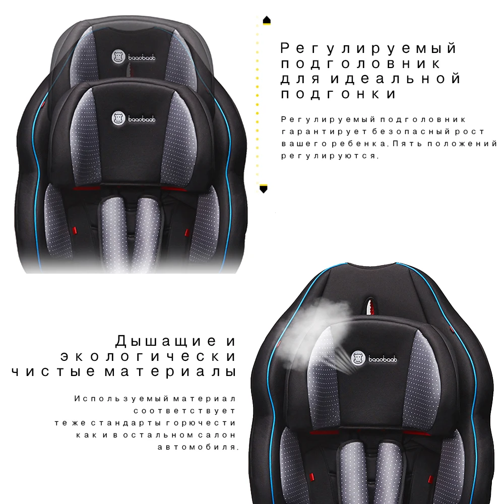 Baaobaab 3 in1 детские автокресла с весом 9 36 кг лицом вперед Безопасность кресло