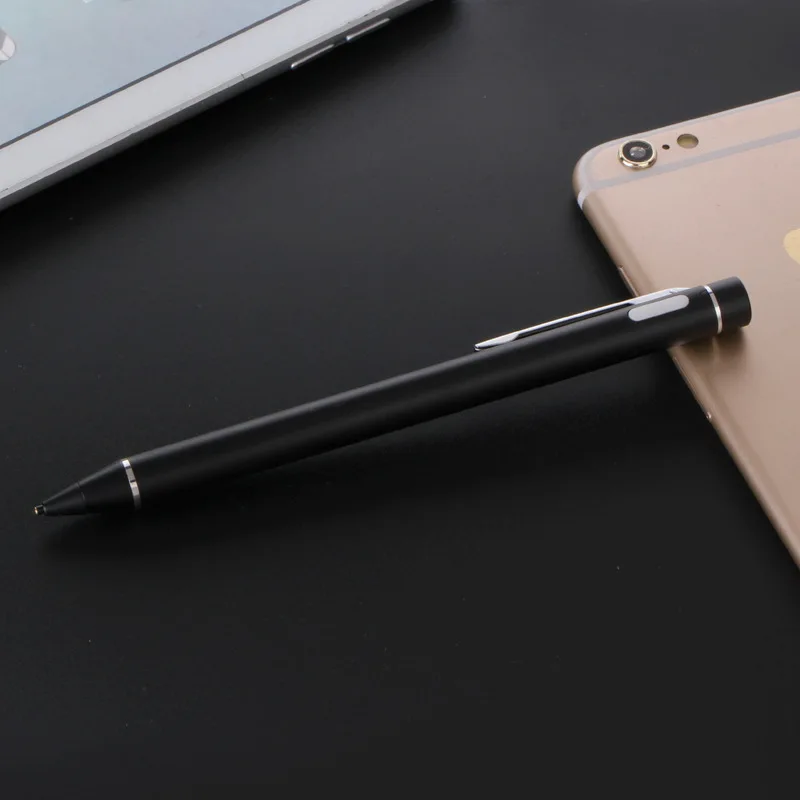 Black Персикон универсальная ручка-стилус для iPad для samsung планшет сенсорная ручка емкостный экран Активный стилус Детский рисунок для android - Цвета: Black