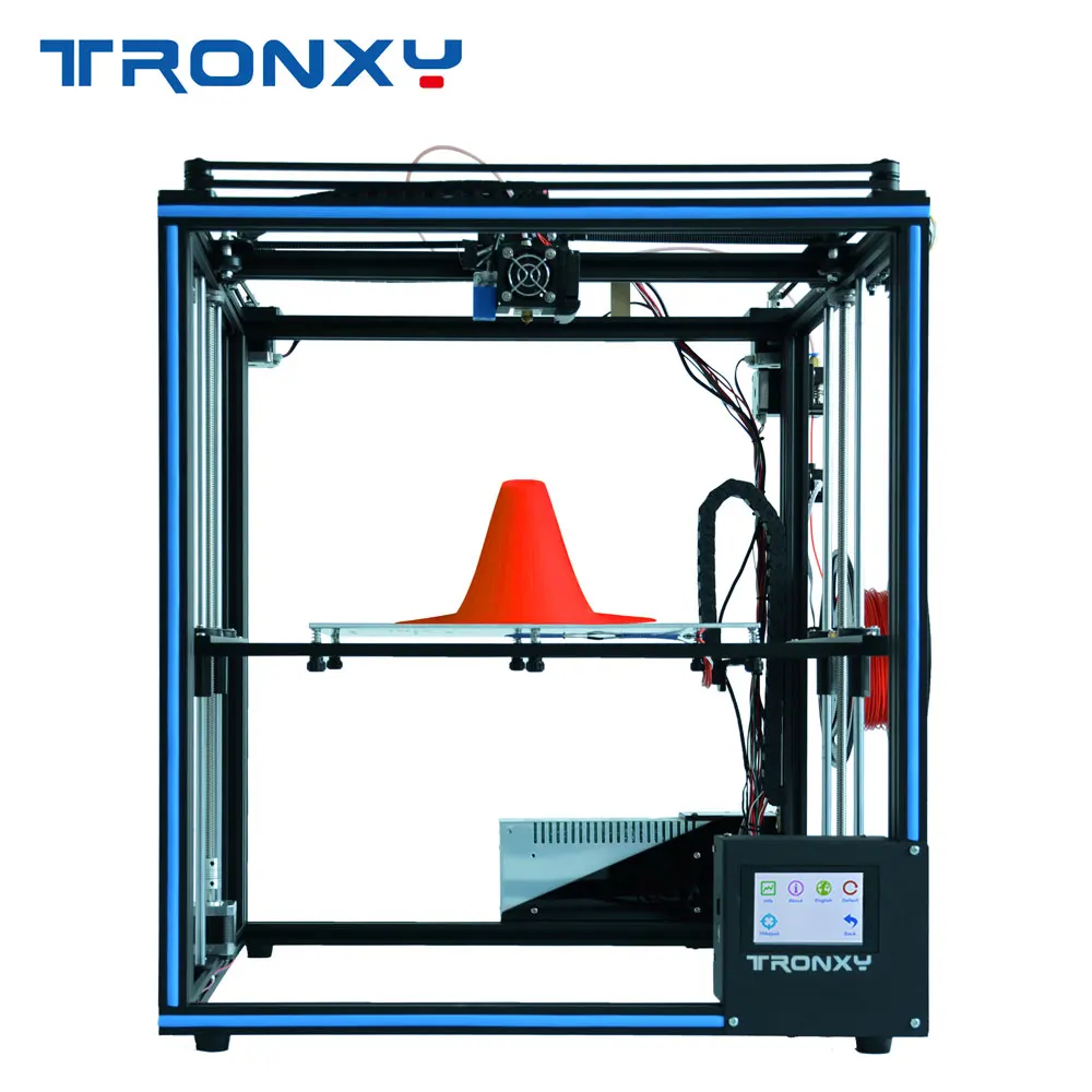 Новейший дизайн Tronxy X5SA 24V с сенсорным экраном Авто уровень DIY 3D-принтер Комплект полный металл Большой размер печати