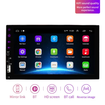 

7Inch Universal Android 8.1 Car Navigation Car Radio WIFI Bluetooth Quad Core Multimedia MP5 Player with GPS Mirror-Link