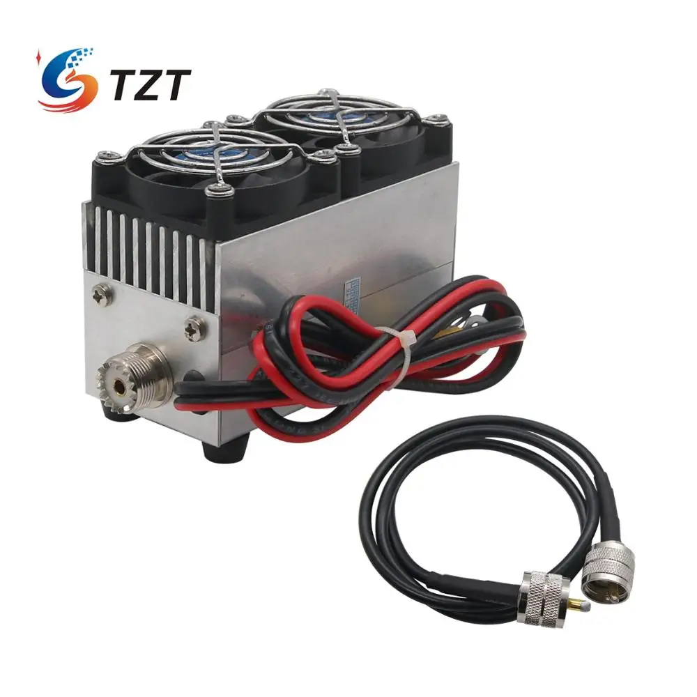 TZT 20 Вт UHF/VHF двухдиапазонный усилитель мощности 433 МГц-450 МГц ham радио усилитель для FM двухстороннее радио