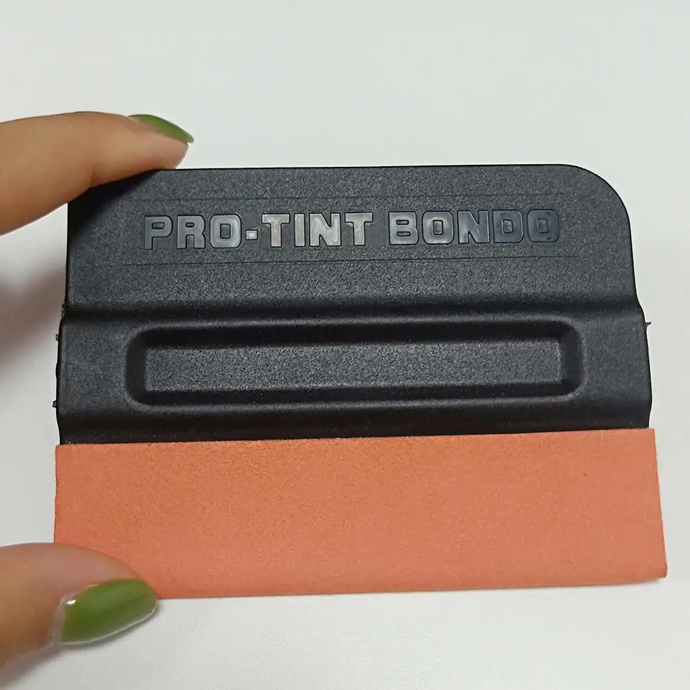 Car Magnetic Squeegee Plastics Suede Felt Scraper for Carbon Fiber Film Car Vinyl Wrap Vinyl Installation