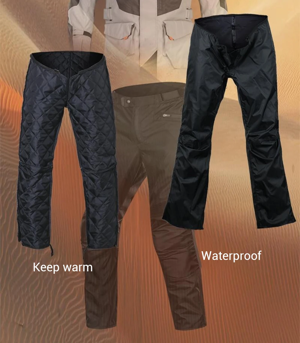 LYSCHY, водонепроницаемая зимняя мотоциклетная куртка+ штаны, костюм для мужчин, для езды на мотоцикле, мотоциклетная куртка, защитное снаряжение, броня, одежда