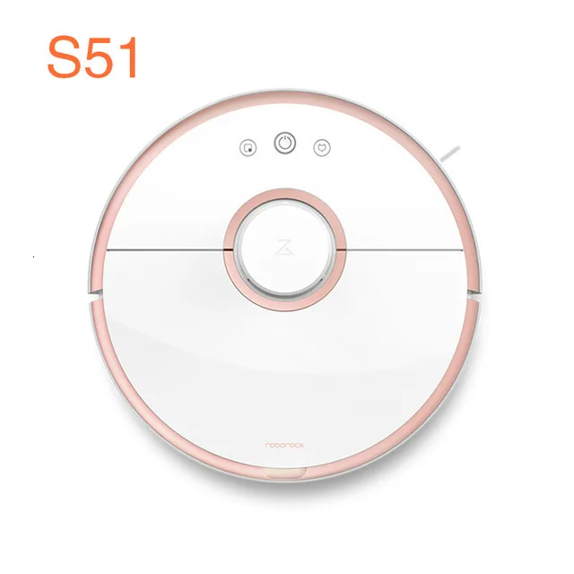 Pink Xiaomi roborock S5 S51 S55 робот-пылесос для дома автоматическая подметание пыли стерилизация смарт-планируемый wifi приложение пульт дистанционного управления - Цвет: Pink