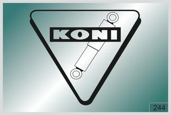 

For KONI 2 x2 pcs. stickers - HIGH QUALITY DECALS - different colors 624