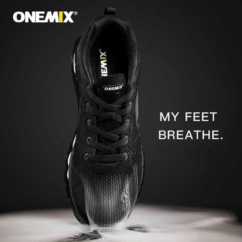 ONEMIX 2020 Мужская обувь для бега светильник женские и мужские кроссовки мягкая