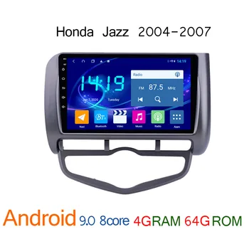 شراءسيارة مشغل وسائط متعددة لهوندا جاز 2004 2007 4G + 64G 8CORE أندرويد Autoradio لتحديد المواقع الملاح السيارات الصوت Coche الصوت المركزي Atoto
