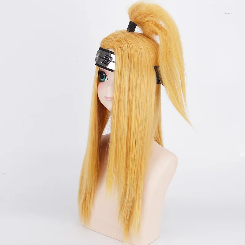 Наруто Akactuki Косплей парики Хэллоуин Deidara косплей парик для мужчин длинные