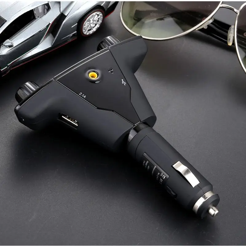 Двойное USB зарядное устройство 2.1A Hands Free беспроводной автомобильный аудио mp3-плеер автомобильные аксессуары Bluetooth fm-передатчик Aux модулятор Автомобильный комплект