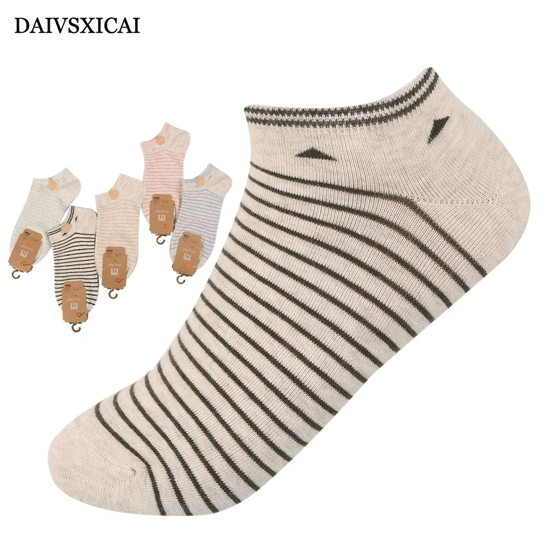 5 пара/лот = 10 шт.; носки для детей; сезон лето; Модные полосатые носки Повседневное женские Однотонная одежда Невидимый женские короткие носки