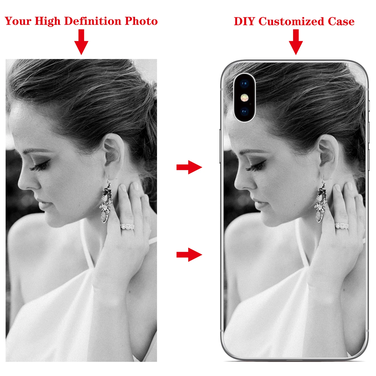Immagine Personalizzata Caso Per Wiko Potenza U30 U20 U10 Y81 Y51 Y61 Y62 Y52 Y82 Y50 Y60 Y70 Y80 T3 Vista 3 5 4 Lite Vita 3 U316At Copertura