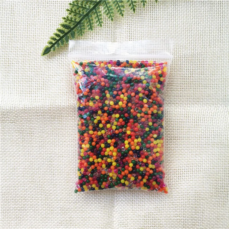 10000pcs 9-11mm Toy Guns Crystal Mud Balls Paintball Bullets Colorful Growing Water Beads Hydrogel Jelly for Kids Children