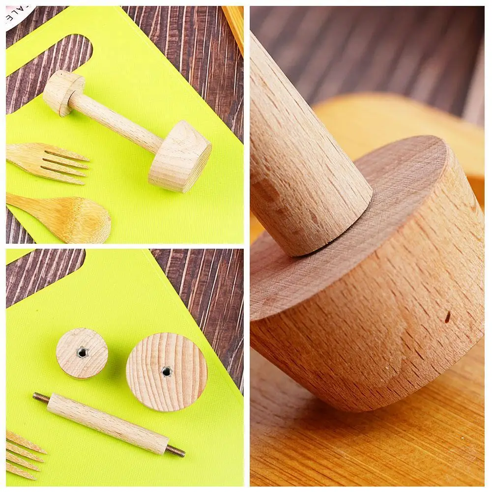 

Wooden Egg Tart Tamper Portable Double Side Pastry Pusher Cake Mold Tools Kitchen Eggtart Egg Baking Tart R3E4