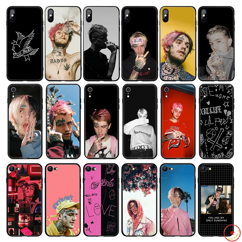 Чехол для телефона Lil Peep Bo мягкий силиконовый чехол iPhone 11 Pro Xs Max X или 10 8 7 6 6S Plus 5 5S SE