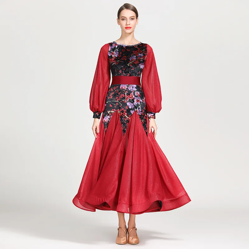 Burgundy Модные женские туфли вечерние Праздничная одежда, платье для бальных танцев - Цвет: Burgundy