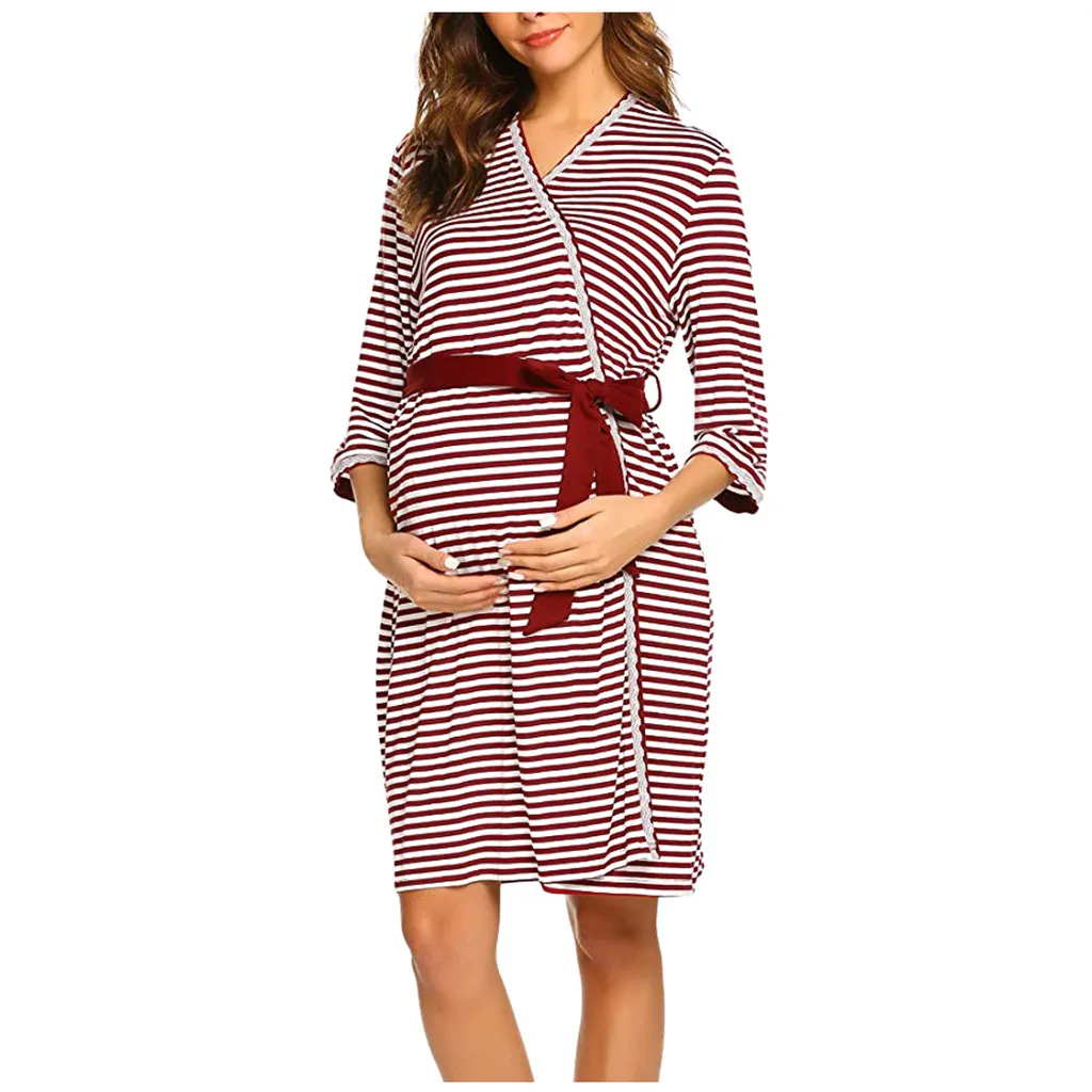 Женское платье для беременных, ночная рубашка для кормящих, ночная рубашка для кормящих грудью, одежда для сна, ночная одежда для беременных, пижамы, одежда для сна для женщин