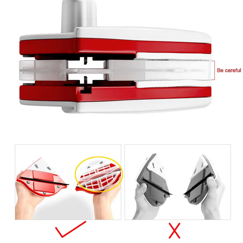 Новая Мощная щетка для очистки стекла на магнитном стекле для 5-35 мм, двухсторонний магнит, домашний мастер, инструменты для очистки поверхности стеклоочистителя