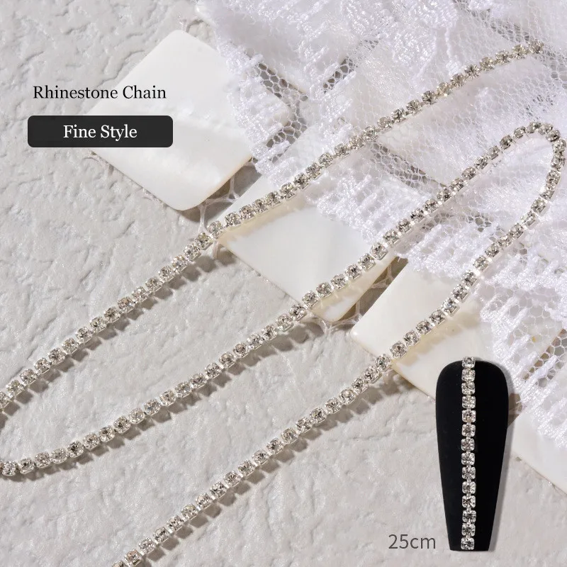 Breloques et perles de chaîne pour ongles or rose et argent_voghion.com