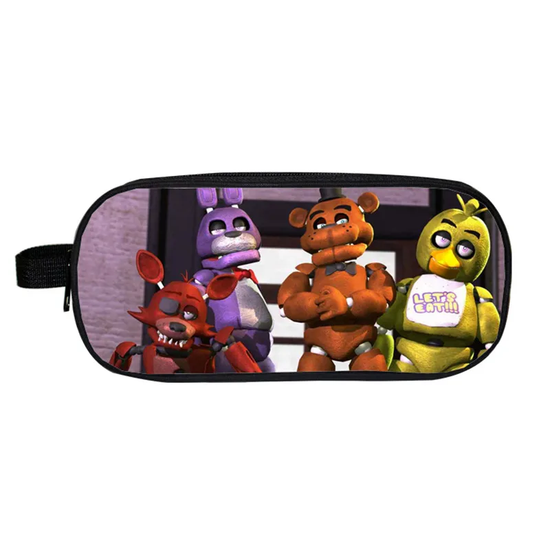 Five Nights at Freddy косметички Fnaf канцелярский Органайзер Сумка Для Хранения Чехол Five Nights at Freddys пенал - Цвет: 30