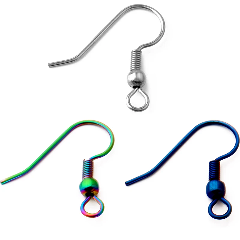

Hot Sale Stainless Steel Earrings Hooks Hypo-Allergenic Women's Earring Connector Components Jewelry Findings Making Accessorie