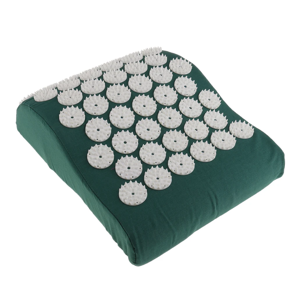Spiky Acupressure Pillow Massage Cushion Shoulder Neck Muscle Upper Back Meditation Yoga Fitness Cushion