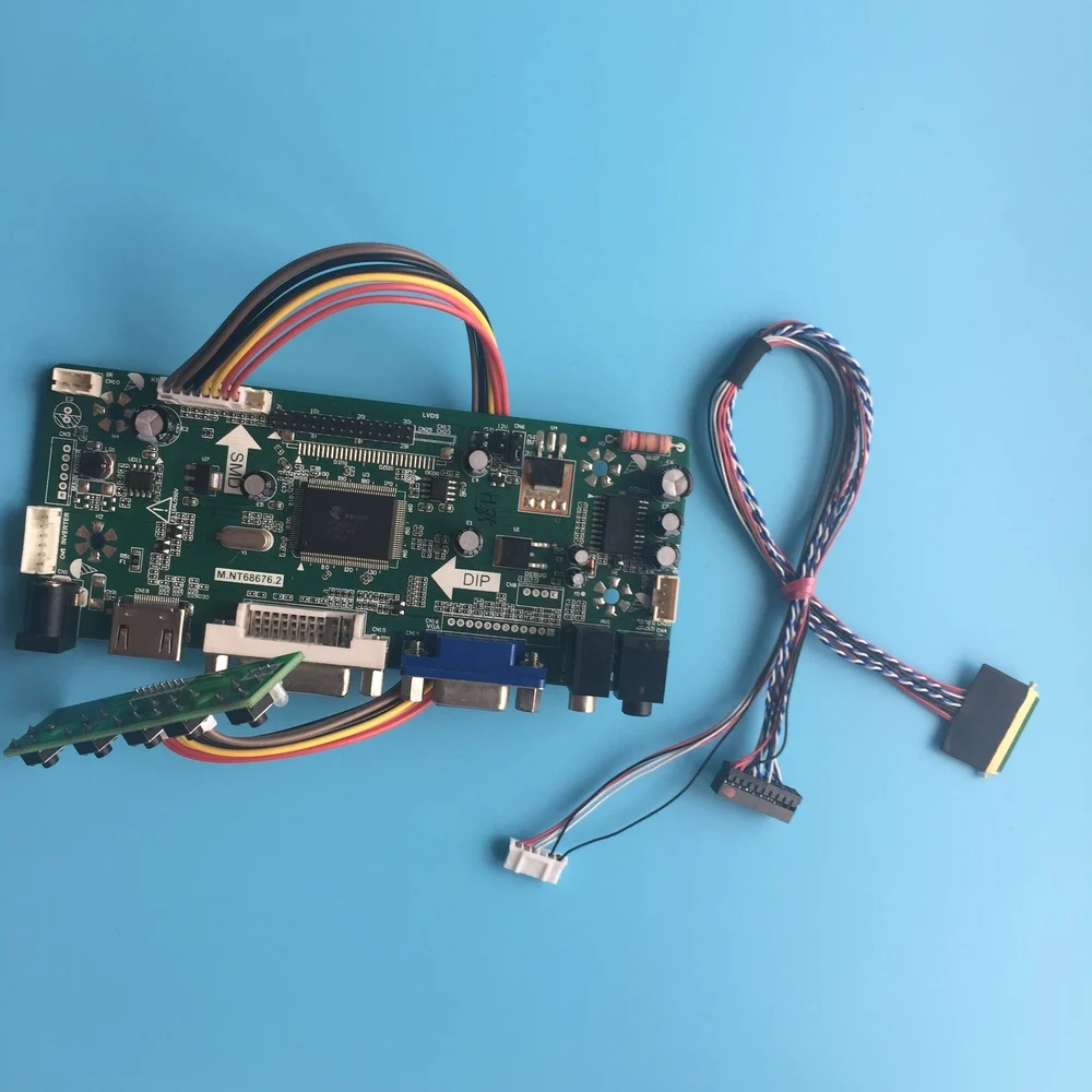 Комплект для N140BGE-L12 DVI аудио 1" LVDS 40pin панель экран 1366X768 плата контроллера ЖК светодиодный VGA HDMI DIY драйвер