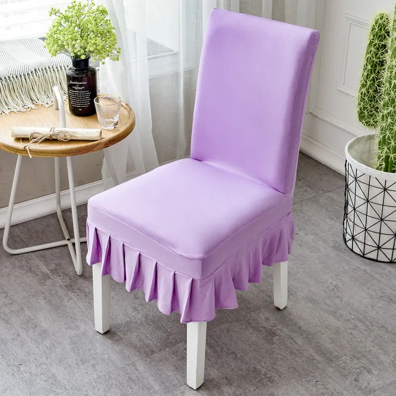 C MIHE сплошной цвет чехол для кресла спандекс стрейч эластичные чехлы на кресла чехлы для столовой банкета отеля кухни свадьбы YZT18 - Color: C