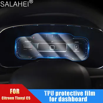 

Car Instrument Panel Screen Protector for Citroen Tianyi C5 2018 Interior Dashboard Membrane Protective TPU Film Car Accessories