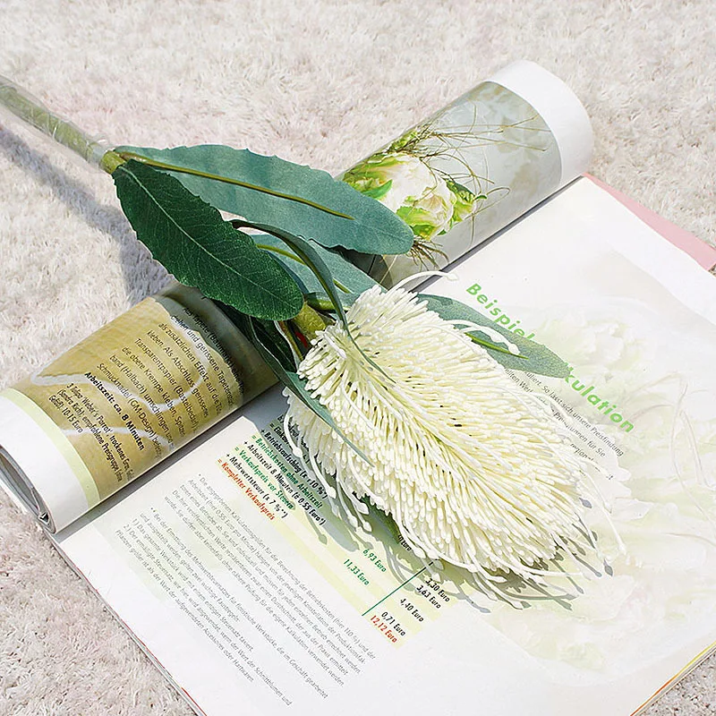 

Artificial Flower plastic Leaves Branch Simulation Flowers Hotel Wedding Party Coffee House Office Decoration