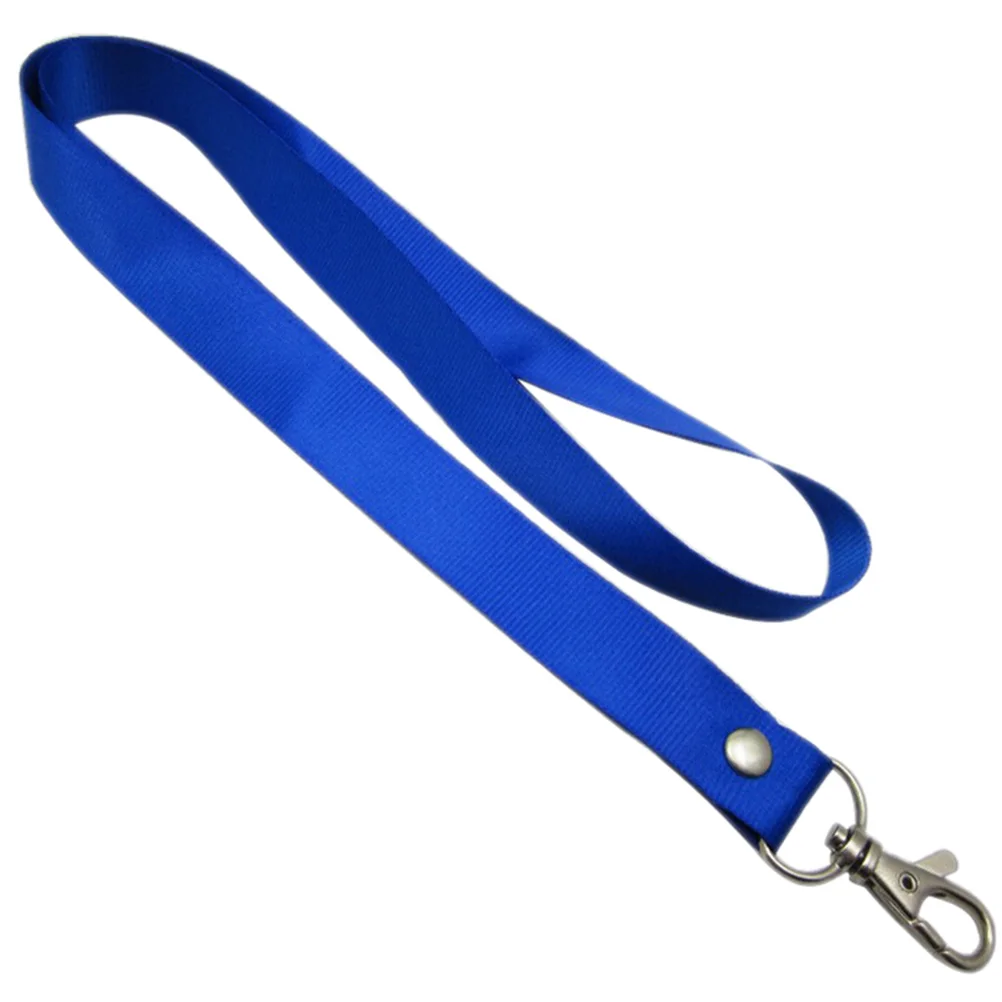 Ремень безопасности отрыва для мобильного телефона USB держатель Бейджа с указанием имени и удостоверения ключей металлический зажим 1 шт. шейный ремень - Цвет: Blue