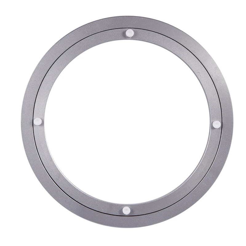 

Aluminium Rotating Turntable Bearing Swivel Plate 16 Inch Silver