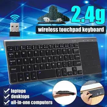 

Ultrathin 2.4GHz USB Wireless Mini Keyboard with Number Touchpad Numeric Keypad for Android Windows Tablet Desktop Laptop PC
