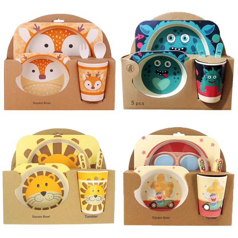 5 шт./компл. посуда для кормления детей детская пищевая Детская кухня миска