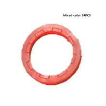 24 шт Красочный силиконовый клавишный колпачок бирки быстро определенный брелок в смешанных цветах для Автомобиль Мотоцикл Велосипед