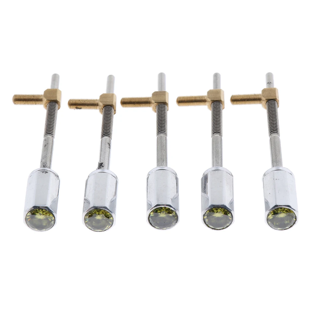 

5 Pcs Violin Bow Frog Screw for 3/4 4/4 Size Violin Fiddle Frog Accessory