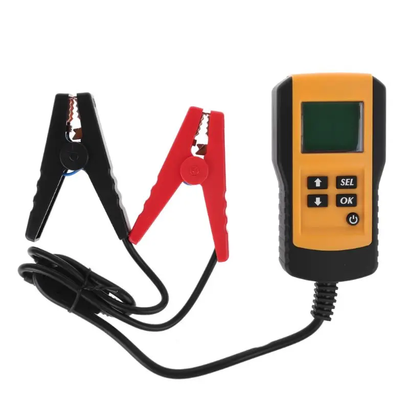

Digital 12V Car Battery Analyzer Automotive Volt CCA Resistance Diagnostic Tool 649E