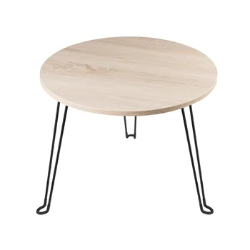 

Folding coffee table, movable living room, retractable small round table, bedroom sitting on the floor, Nordic side table