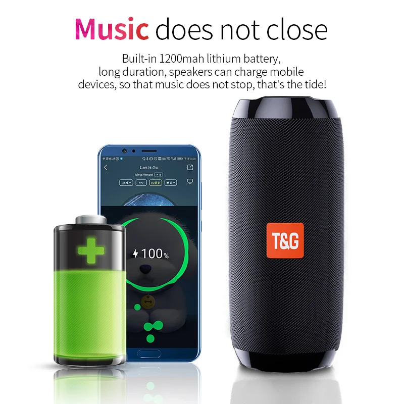 TG117 mini altavoz bluetooth potente altavoces potentes parlantes bocina equipo de sonido musica bafle bluetooth radio fm usb AUX TF SD parlante portátil music mp3 | - AliExpress