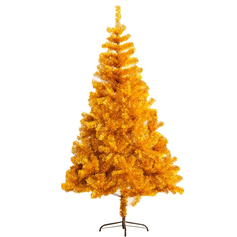Теплый Золотой Рождественский дерево украшение дома фигурки высокого качества ПВХ Санта дерево декор орнамент вечерние аксессуары реквизит